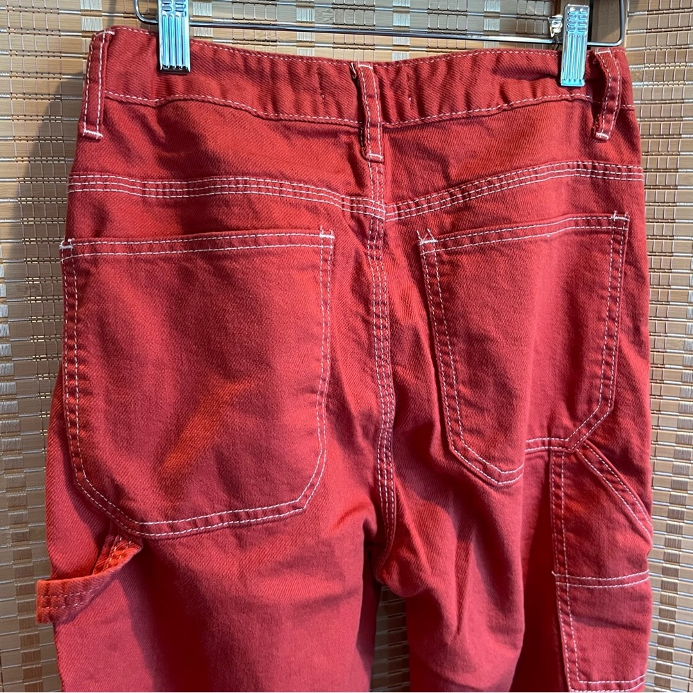 S.O.N.G. Carpenter 90s Boyfriend Jeans Burnt Orange Size 5/27 - Picture 5 of 8